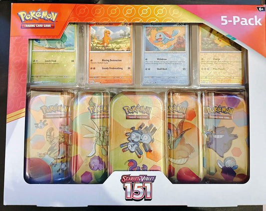 pokemon 5 pack mini tin 4 promo cards Scarlet & Violet Series 5-Pack Tins + and Extras!: Buy Online at Best Price in UAE Also included is a cool coin with an energy symbol and a Pokmon art card featuring the art of each minitin Pokemon Galar Power Exclusive 5-Pack